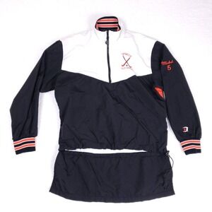 Boathouse Ipswich Field Hockey Pullover Jacket Mens Medium Black White Retrocore